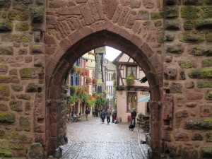 Village in Alsace, France.