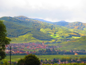 village in rural Alsace, France