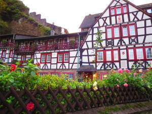 Charming village in Germany's Rhineland. 